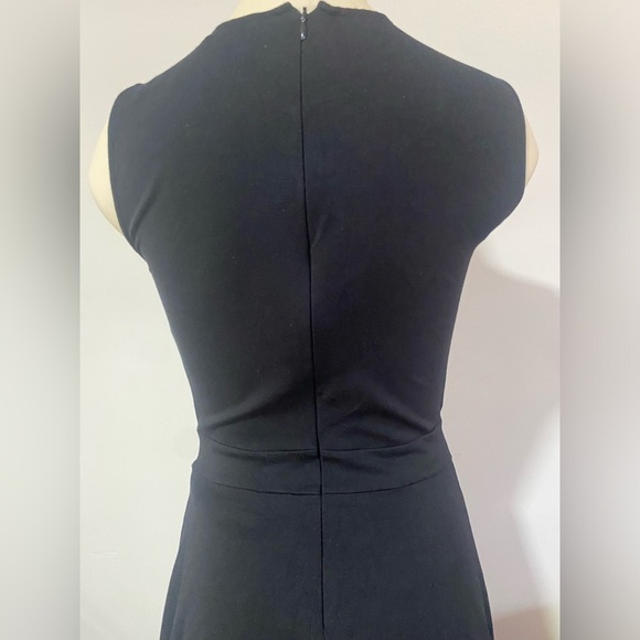 Armani Exchange Black Asymmetrical Wrap Mini Dress - Picture 11 of 14